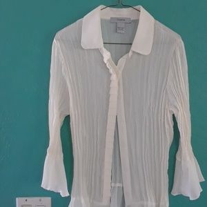 SHEER IVORY BLOUSE